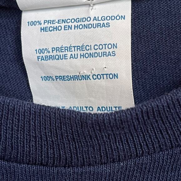 Home Is Where Your Heart Is New Orleans T-shirt Navy Blue All Cotton Size L - Picture 7 of 7